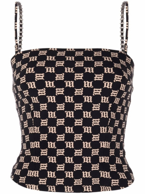 

Monogram-print tank top, MISBHV Monogram-print tank top