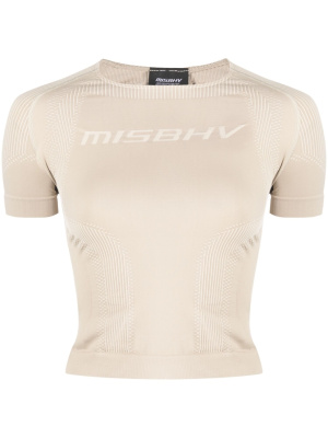 

Logo-lettering cropped top, MISBHV Logo-lettering cropped top