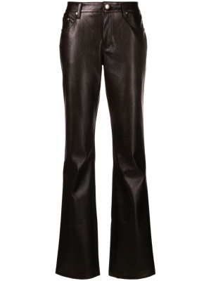 

Faux-leather flared trousers, MISBHV Faux-leather flared trousers
