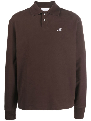 

Signature long-sleeved polo shirt, Axel Arigato Signature long-sleeved polo shirt