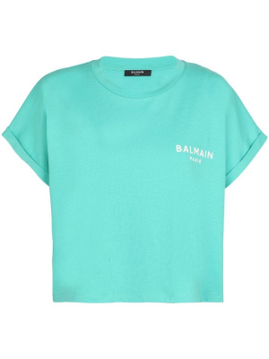 

Logo-print cotton T-shirt, Balmain Logo-print cotton T-shirt