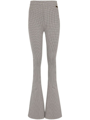 

Monogram jacquard flared trousers, Balmain Monogram jacquard flared trousers