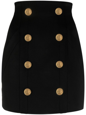 

8-button high-waist miniskirt, Balmain 8-button high-waist miniskirt