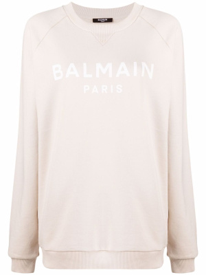 

Logo-print sweatshirt, Balmain Logo-print sweatshirt
