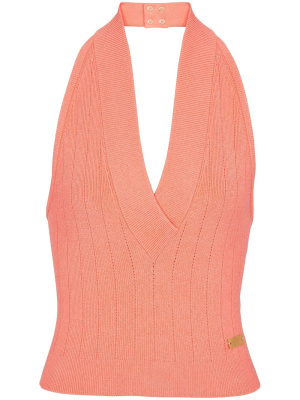

Halterneck knitted top, Balmain Halterneck knitted top