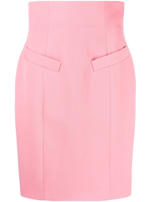 

High-waist wool pencil skirt, Balmain High-waist wool pencil skirt