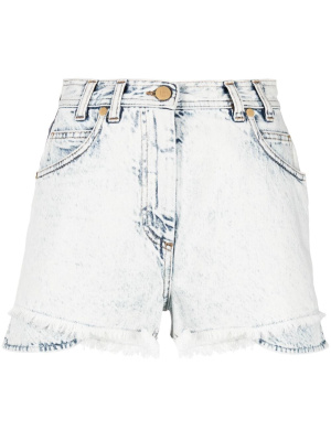 

Layered denim shorts, Balmain Layered denim shorts