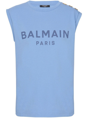 

Button-fastened tank top, Balmain Button-fastened tank top