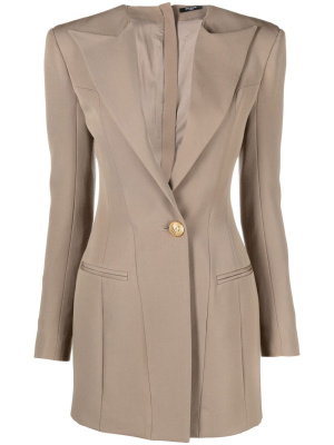 

Single-breasted blazer dress, Balmain Single-breasted blazer dress