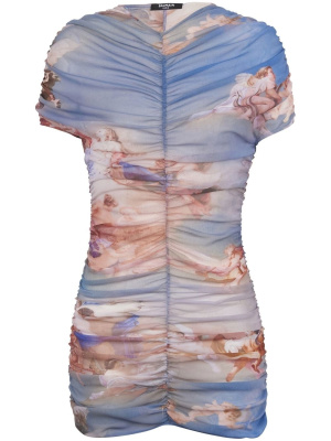 

Abstract tulle dress, Balmain Abstract tulle dress