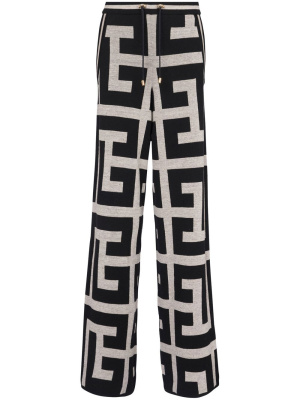 

Monogram pattern track trousers, Balmain Monogram pattern track trousers