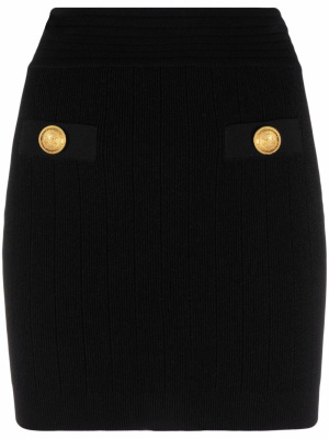 

Decorative button mini skirt, Balmain Decorative button mini skirt