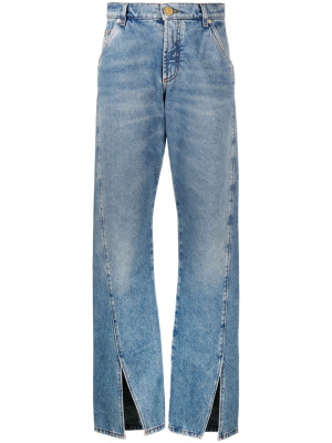 

Front-slits bootcut jeans, Balmain Front-slits bootcut jeans