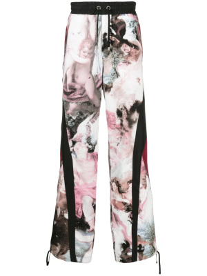 

Pastel-print track pants, Balmain Pastel-print track pants