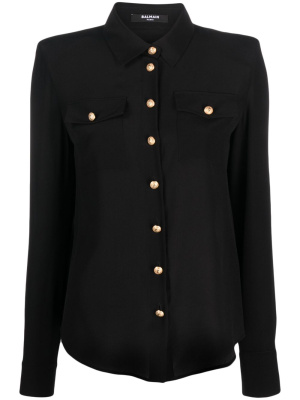 

Silk crepe de chine shirt, Balmain Silk crepe de chine shirt