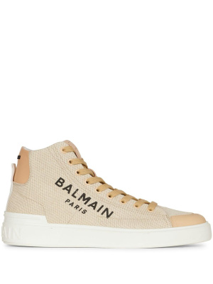 

Logo-print high-top sneakers, Balmain Logo-print high-top sneakers