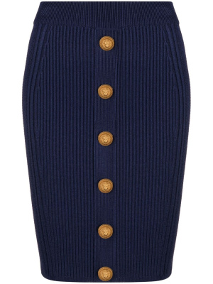 

Cable-knit pencil skirt, Balmain Cable-knit pencil skirt