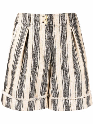 

Striped pique shorts, Balmain Striped pique shorts