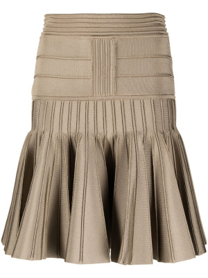 

Pleated knit miniskirt, Balmain Pleated knit miniskirt