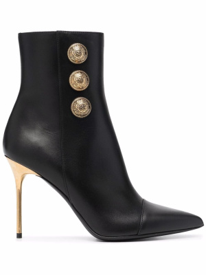 

Roni leather ankle boots, Balmain Roni leather ankle boots