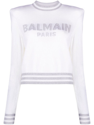 

Padded-design logo jumper, Balmain Padded-design logo jumper