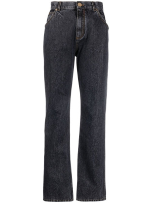 

High-waisted straight-leg jeans, Balmain High-waisted straight-leg jeans