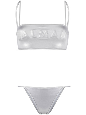 

Logo-print bikini set, Balmain Logo-print bikini set
