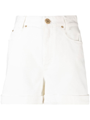 

High-rise cotton shorts, Balmain High-rise cotton shorts