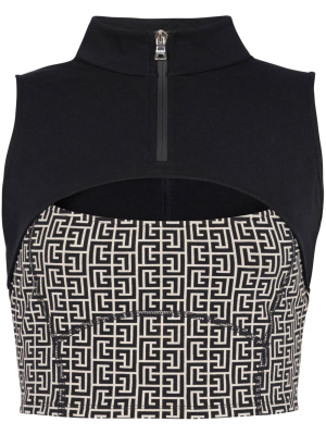 

Monogram cut-out vest, Balmain Monogram cut-out vest