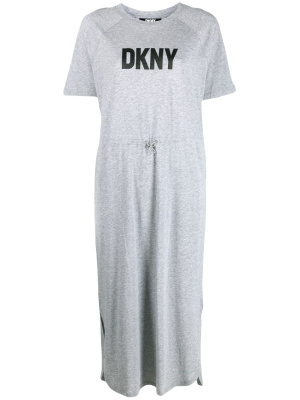 

Logo-print T-shirt dress, DKNY Logo-print T-shirt dress