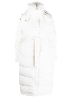 

Duck-feather padded coat, Yves Salomon Duck-feather padded coat