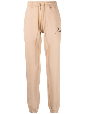 

Embroidered-logo cotton track pants, Rhude Embroidered-logo cotton track pants