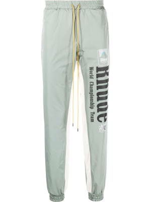 

Senna logo-print track pants, Rhude Senna logo-print track pants