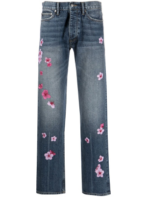 

Blossom embroidered jeans, Rhude Blossom embroidered jeans