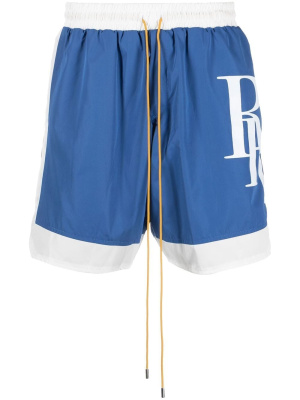 

Logo-print detail shorts, Rhude Logo-print detail shorts
