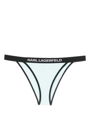 

Logo-waist bikini bottoms, Karl Lagerfeld Logo-waist bikini bottoms