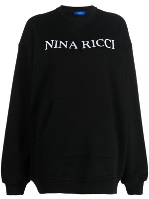 

Flocked logo sweatshirt, Nina Ricci Flocked logo sweatshirt