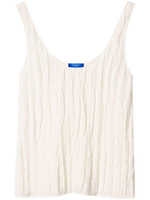

Textured scoop neck top, Nina Ricci Textured scoop neck top