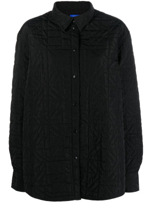 

Quilted button-up shirt, Nina Ricci Quilted button-up shirt