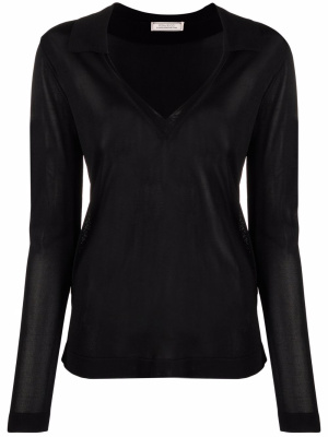 

V-neck knitted jumper, Nina Ricci V-neck knitted jumper