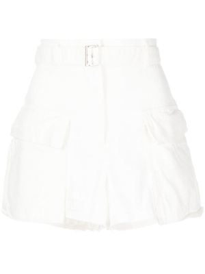 

Cargo-pocket belted shorts, Sacai Cargo-pocket belted shorts