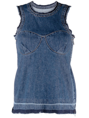 

Sleeveless denim top, Sacai Sleeveless denim top