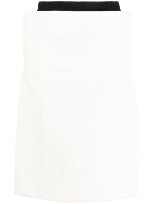 

High-waisted leather skirt, Sacai High-waisted leather skirt