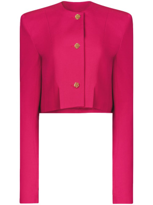 

Long-sleeve cropped wool jacket, Nina Ricci Long-sleeve cropped wool jacket