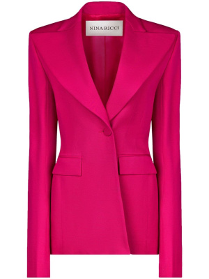 

Single-button wool blazer, Nina Ricci Single-button wool blazer