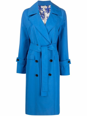 

Double-breasted belted trench coat, Nina Ricci Double-breasted belted trench coat