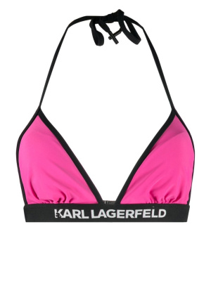 

Logo-band bikini top, Karl Lagerfeld Logo-band bikini top