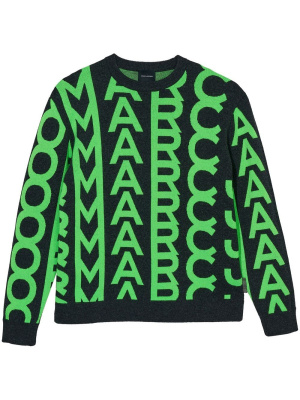 

Monogram-intarsia wool jumper, Marc Jacobs Monogram-intarsia wool jumper