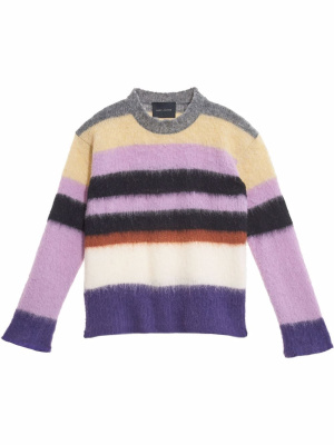 

Horizontal-stripe pattern long-sleeve jumper, Marc Jacobs Horizontal-stripe pattern long-sleeve jumper