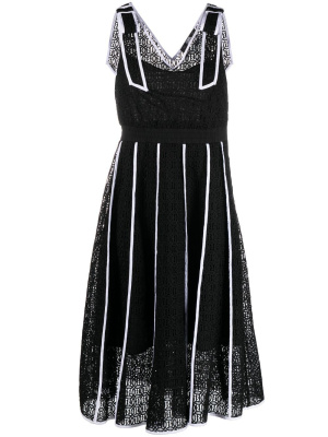 

Kl embroidered lace midi dress, Karl Lagerfeld Kl embroidered lace midi dress